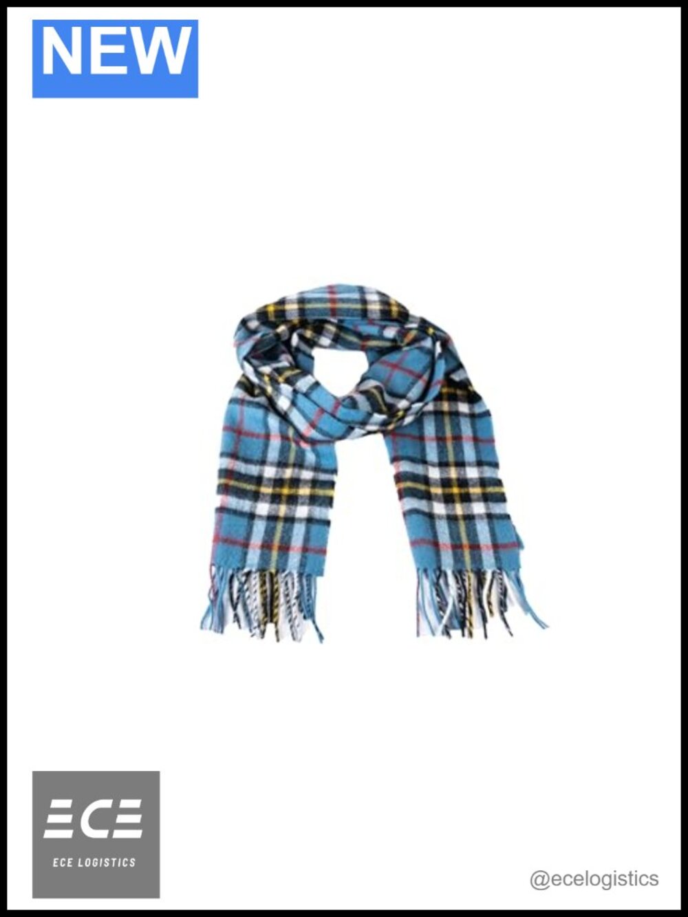 100% Lambswool Tartan Plaid Scottish Scarf Winter Wrap